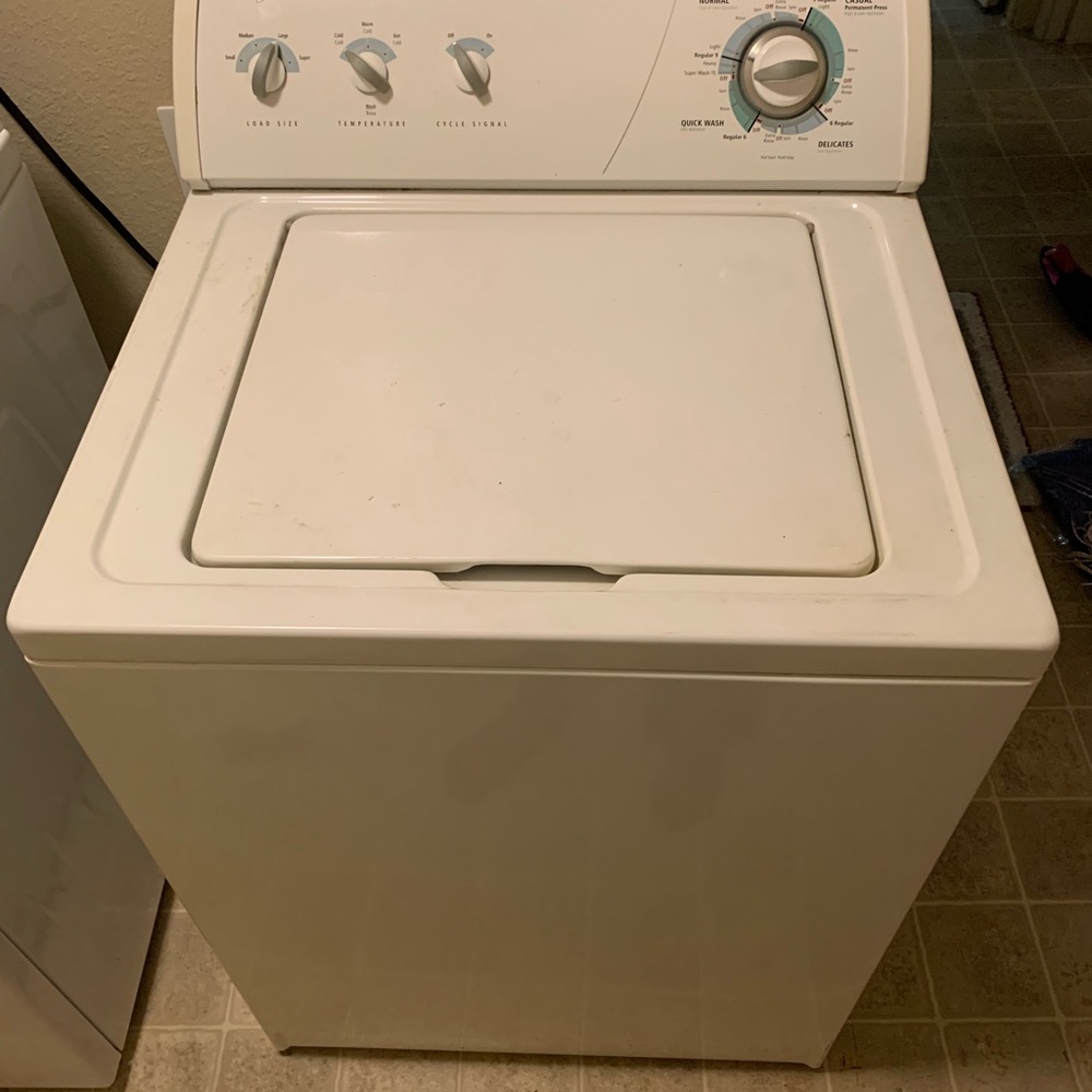 Washer and dryer set